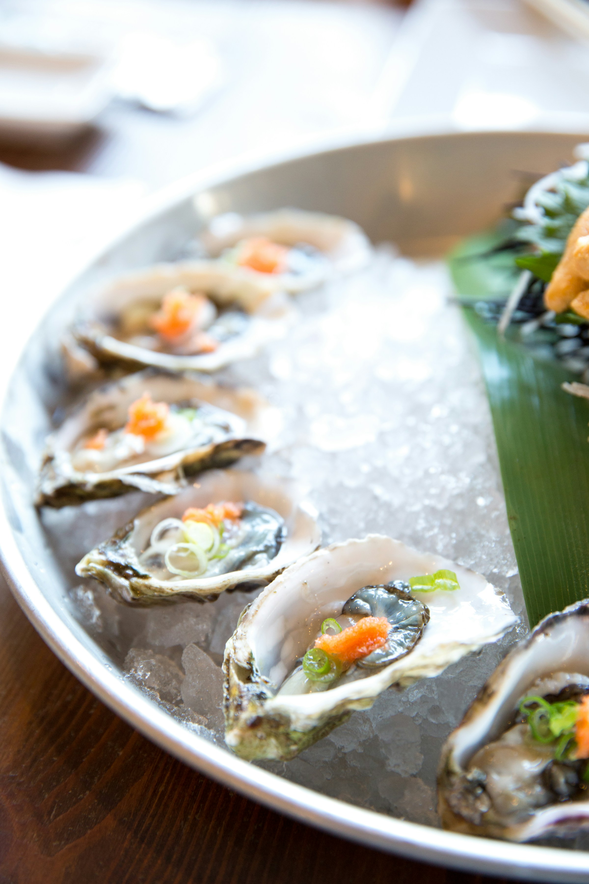 Oyster — Matunuck, green apple mignonette, lovage oil