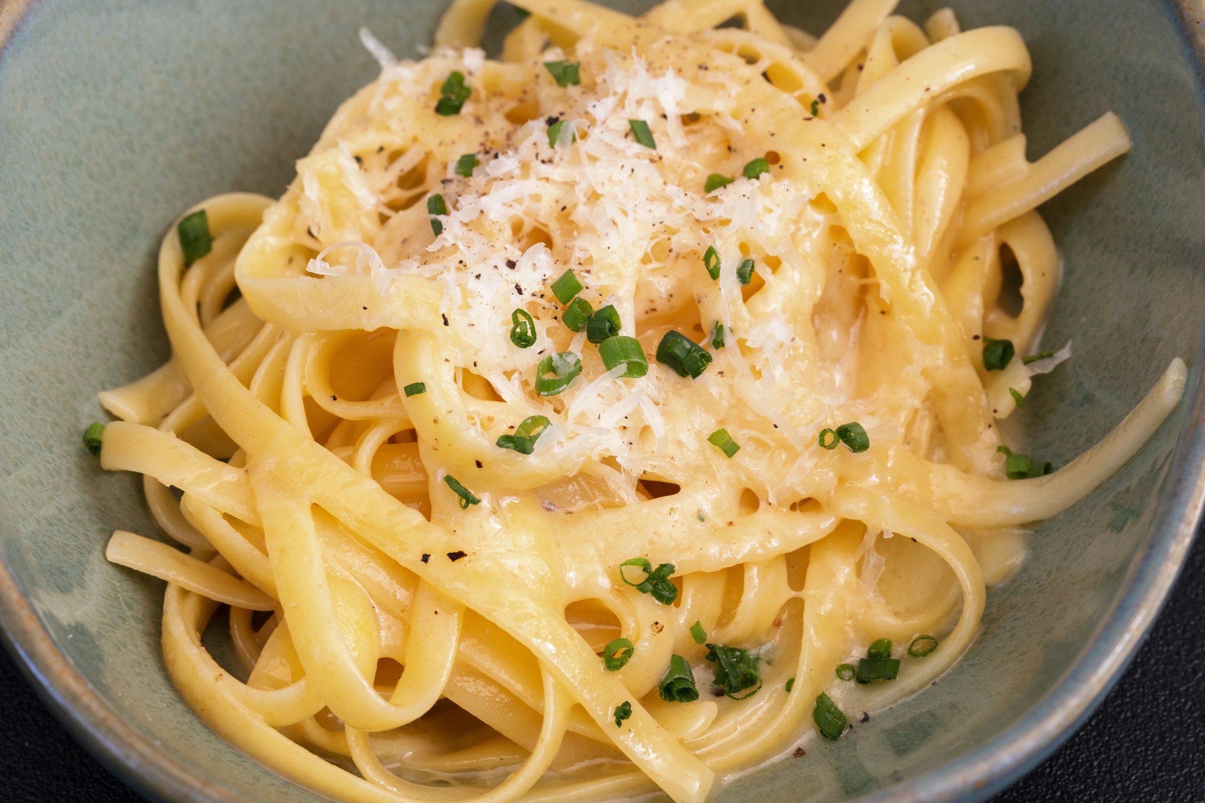 Handkerchief pasta — Guinea hen brodo, winter greens, parmesan